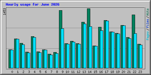 Hourly usage for June 2026